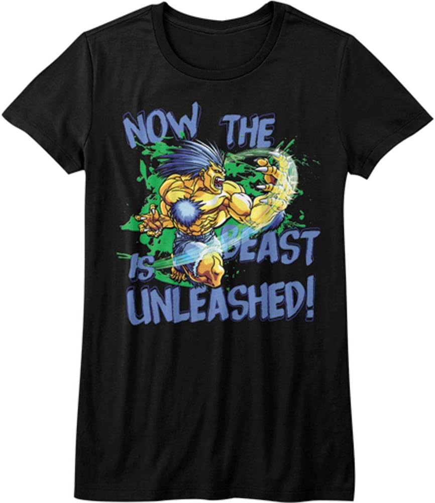 Street Fighter Beast Unleashed Junior Top Black