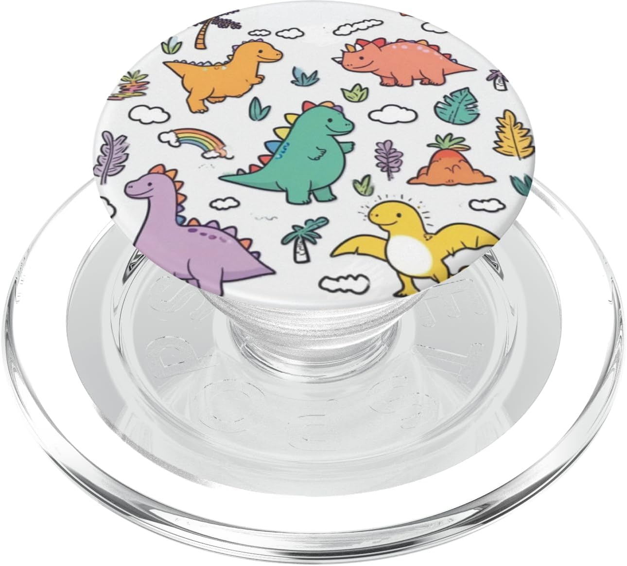 Dino Dinosaur PopSockets PopWallet for MagSafe
