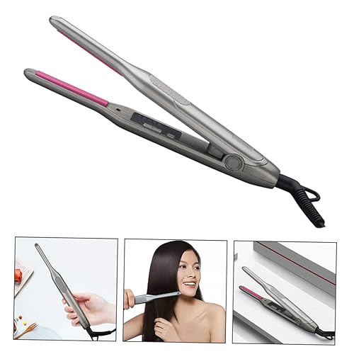 Miniatura 8 de Mikinona Herramienta de alisado y rizador de pelo de viaje, dispositivo de peinado compacto de mano para facilitar el rizado y alisar el