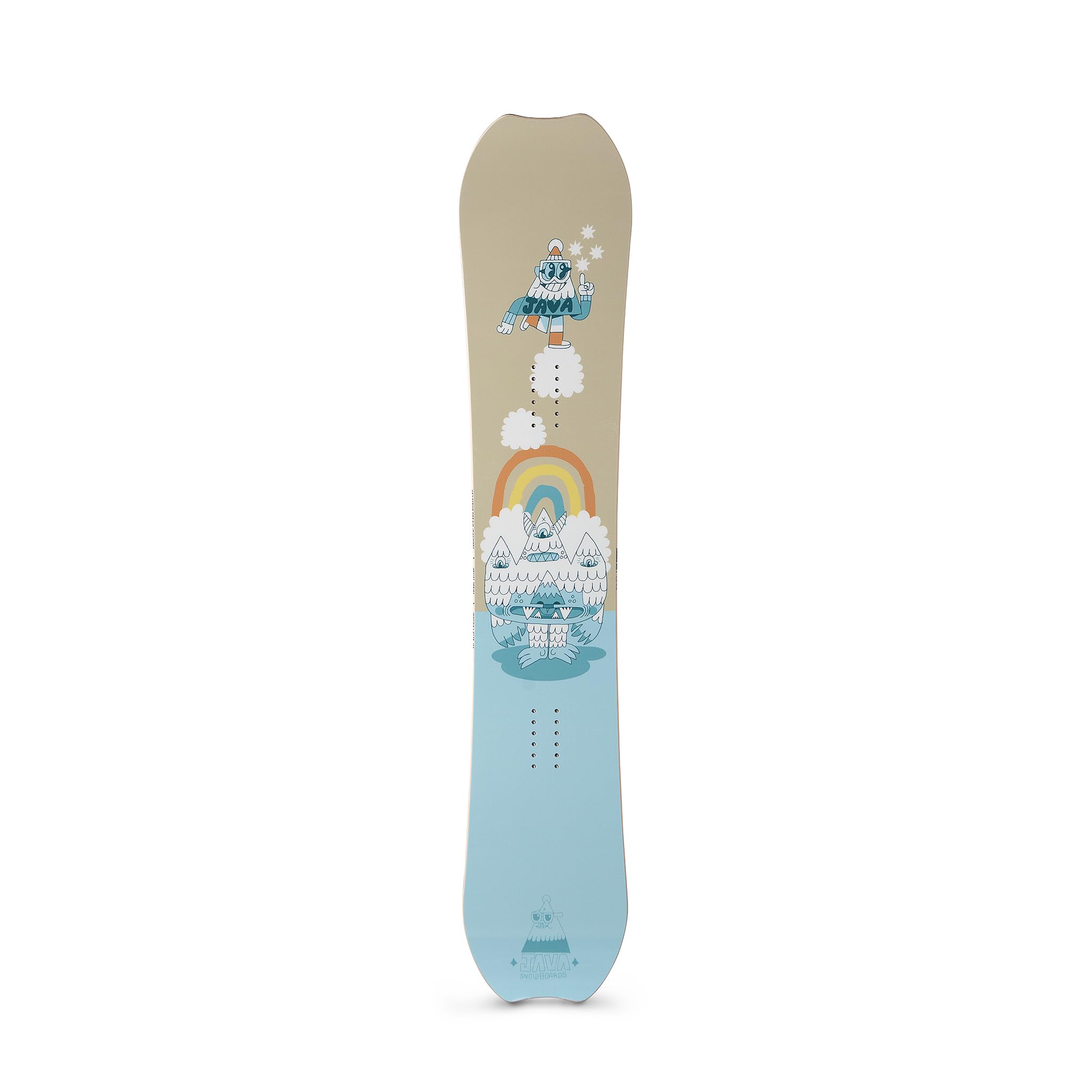 Snowboard - Java Snowboards Mocha Latte Snowboard - 152cm 155cm 158cm Wide (155 CM)