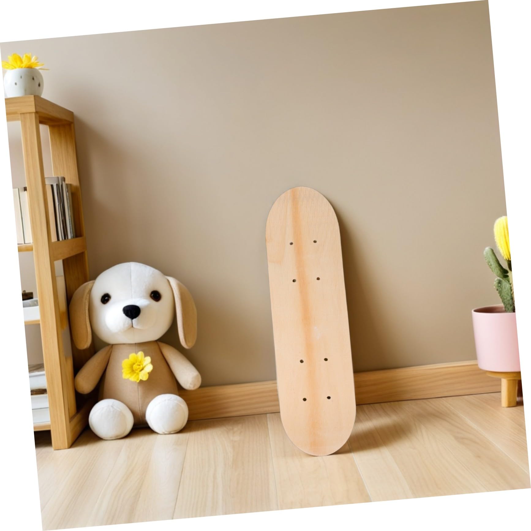 Milisten Set 3 Pezzi Tavola Skate in Legno 7 Strati per Ragazzo Ragazza, Superficie Liscia per DIY Skateboard e Pittura Artistica