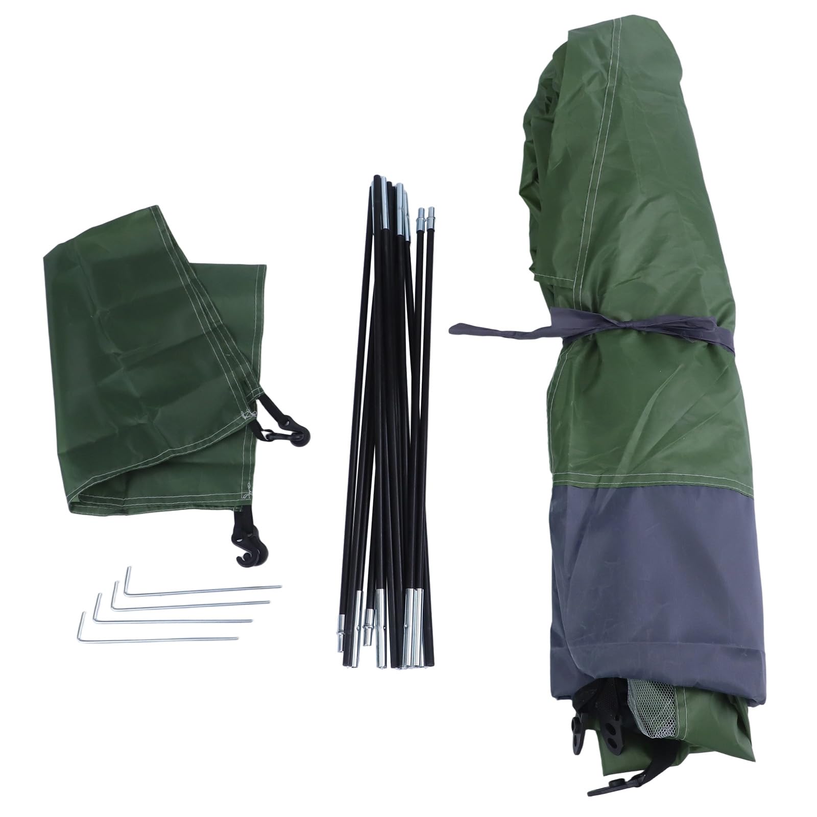 Tente de camping, tente dôme ultralégère avec abris et sac de transport étanche à double porte pour randonnée, et sorties