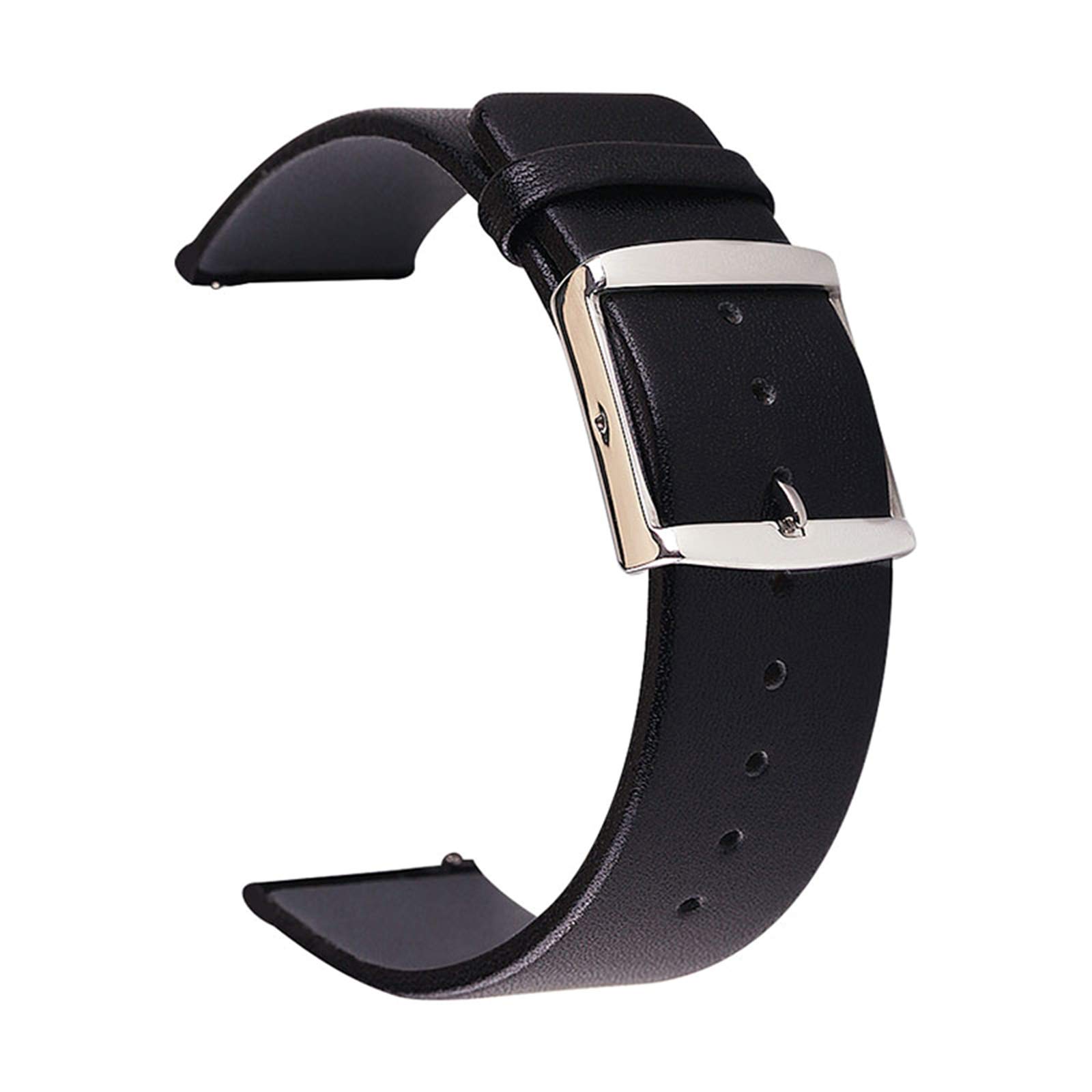 Cinturino per orologio in vera pelle, misure da 12 mm a 24 mm