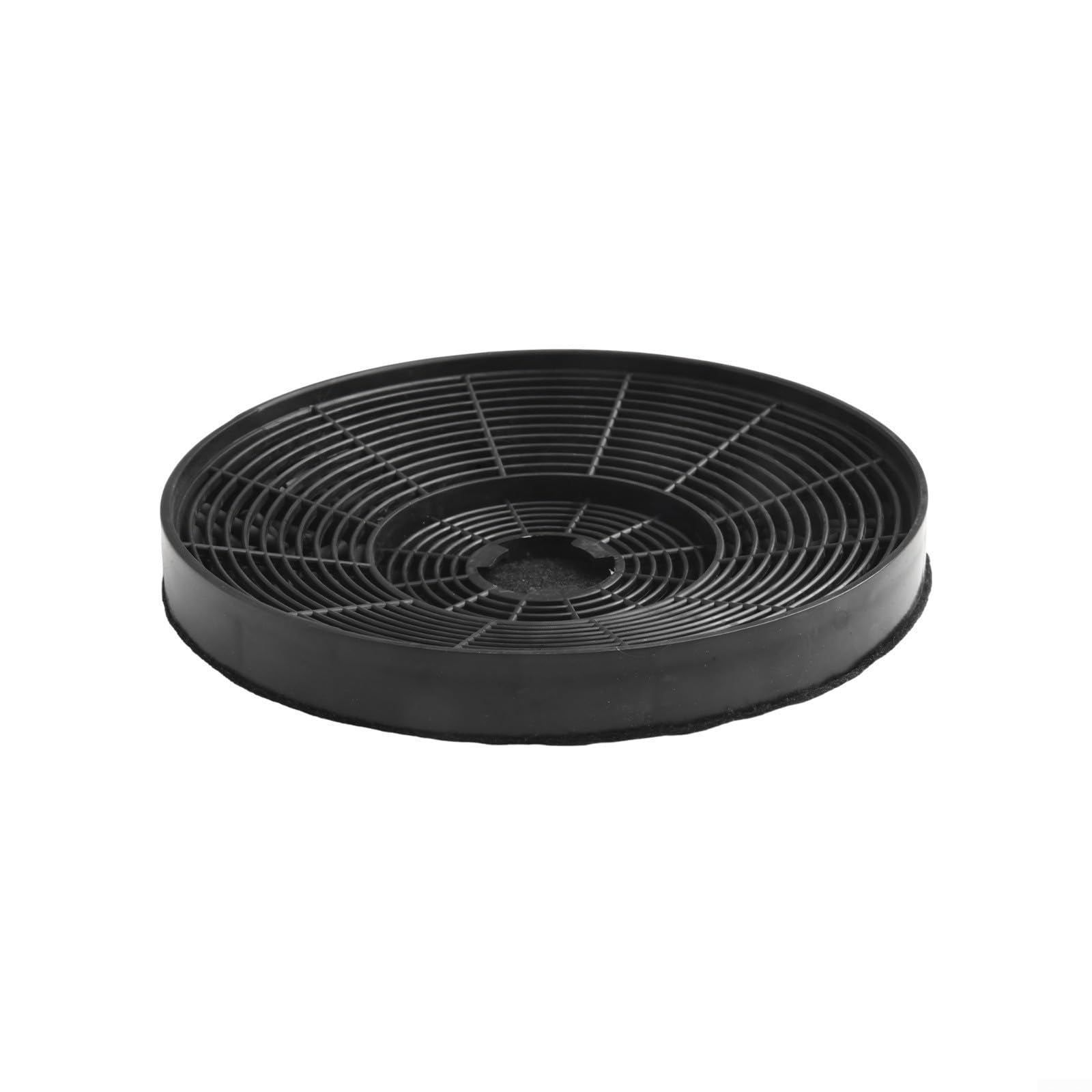 Filtro per cappa da cucina, filtro rotondo a carbone attivo, ricambio per un efficace controllo degli odori, nero, 175 x 175 x 10 mm