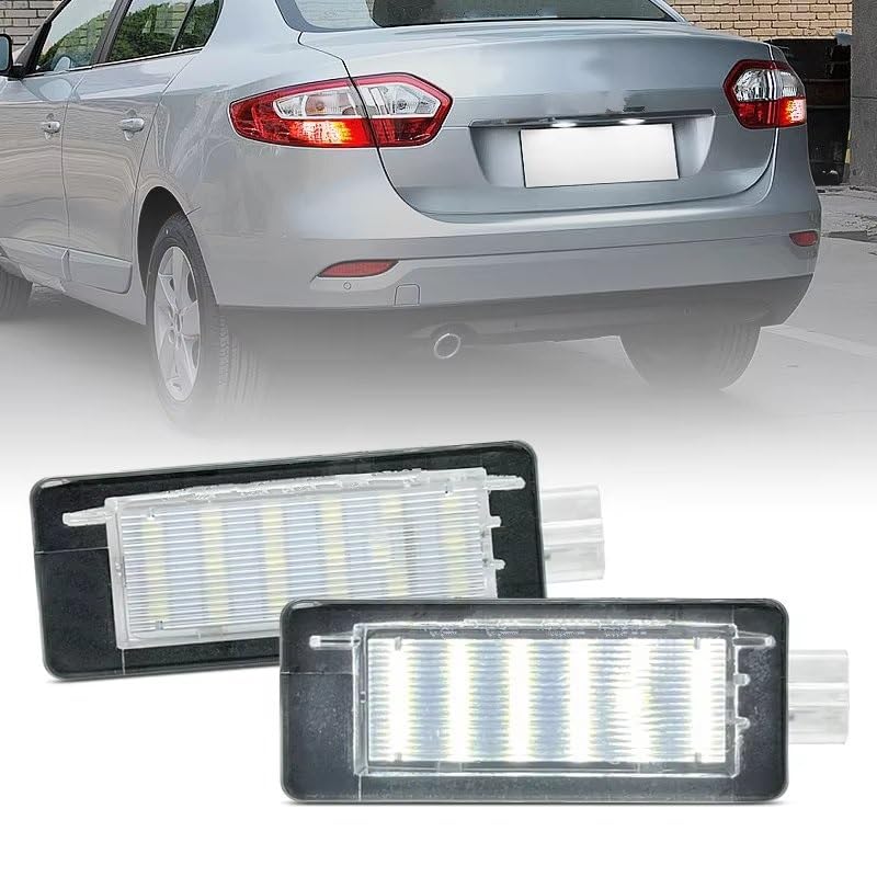Luz de matrícula para Dacia Logan MCV idónea para trayectos nocturnos 4