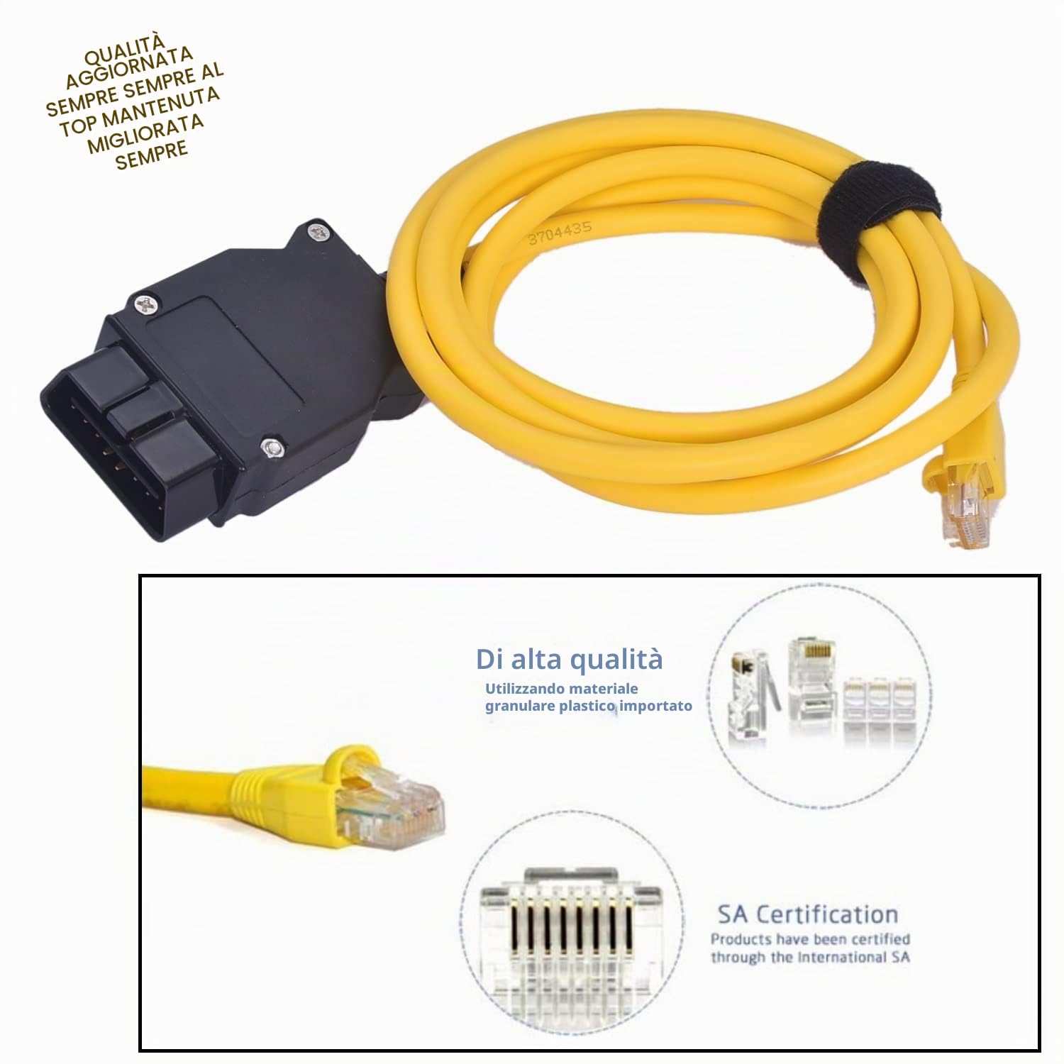 AntiBreak ethernet enet to obd2 E-sys Cable Tools E-SYS rj45 enet to OBD2 f Series 2M compatible BMW