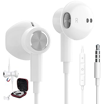 Amazon.co.jp: イヤホン 有線 マイク付き 3.5mmジャック