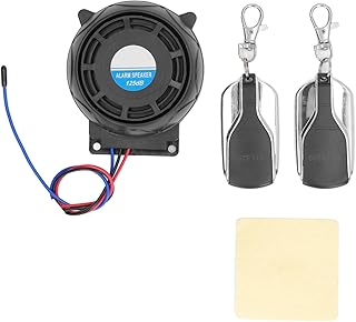 Anti Theft Security System,KIMISS 12V Motorcycle Security Alarm System Anti Theft 2 Remote Control Waterproof Universal for Motorbikes