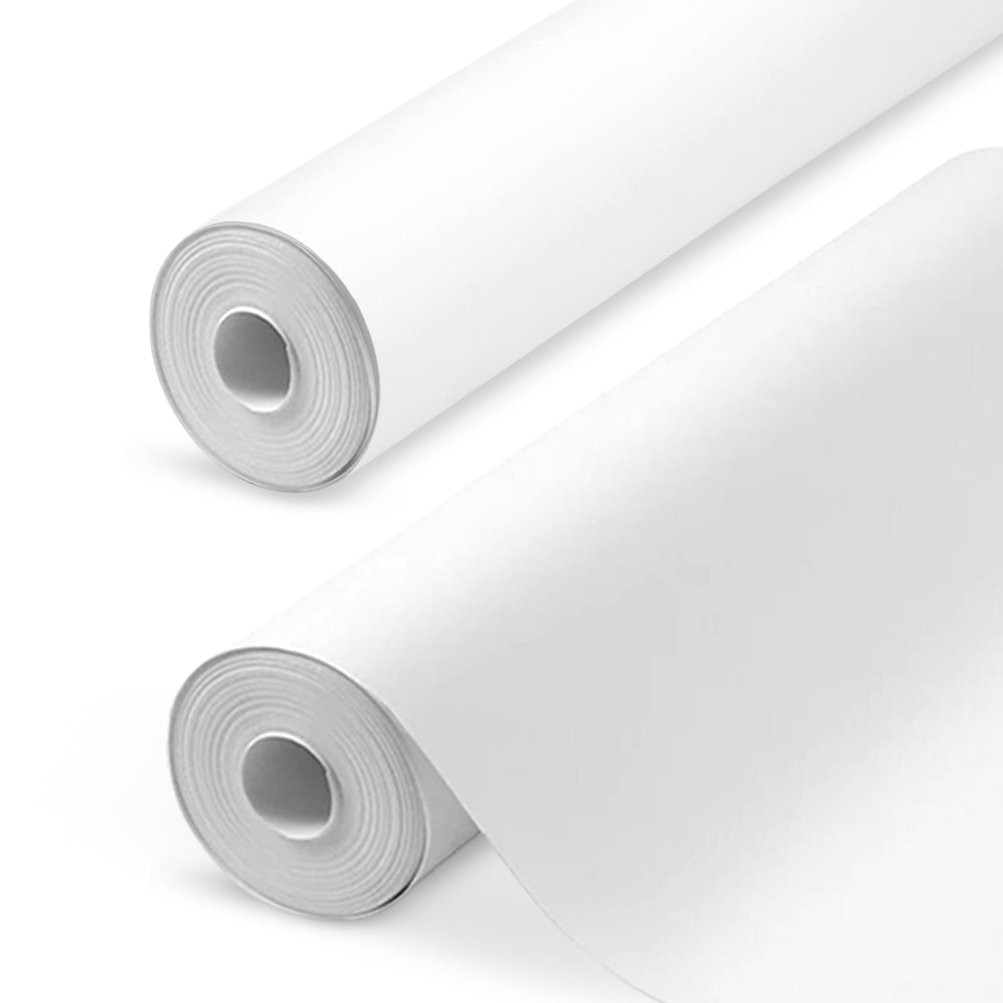 Winsome White Paste The Wall Lining Paper 10M Long Wall Lining Paper Paintable Backing Paper Plain Thick Painting Paper, Heavy Duty Pvc Free And Breathable (Pack Of 2)
