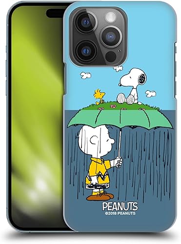 Miniatura 246 de Head Case Designs Carcasa rígida con licencia oficial de Peanuts Snoopy Pirate Halfs and Laughs compatible con Apple iPhone 15 Snoopy Pirata,Charlie