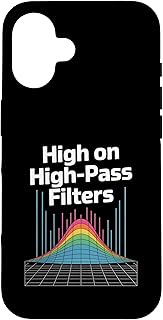 High On High-Pass Filters Audio Engineer EQ Graph Case for iPhone 16