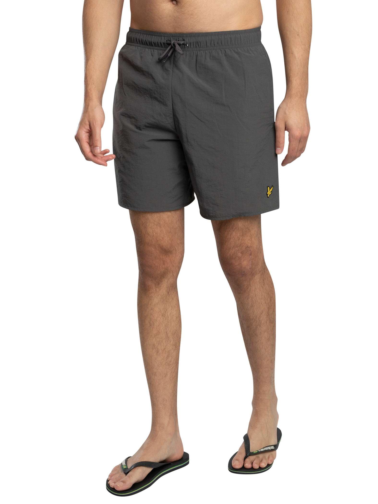 Lyle And Scott Men's Plain Swim Shorts Grey Extra Large