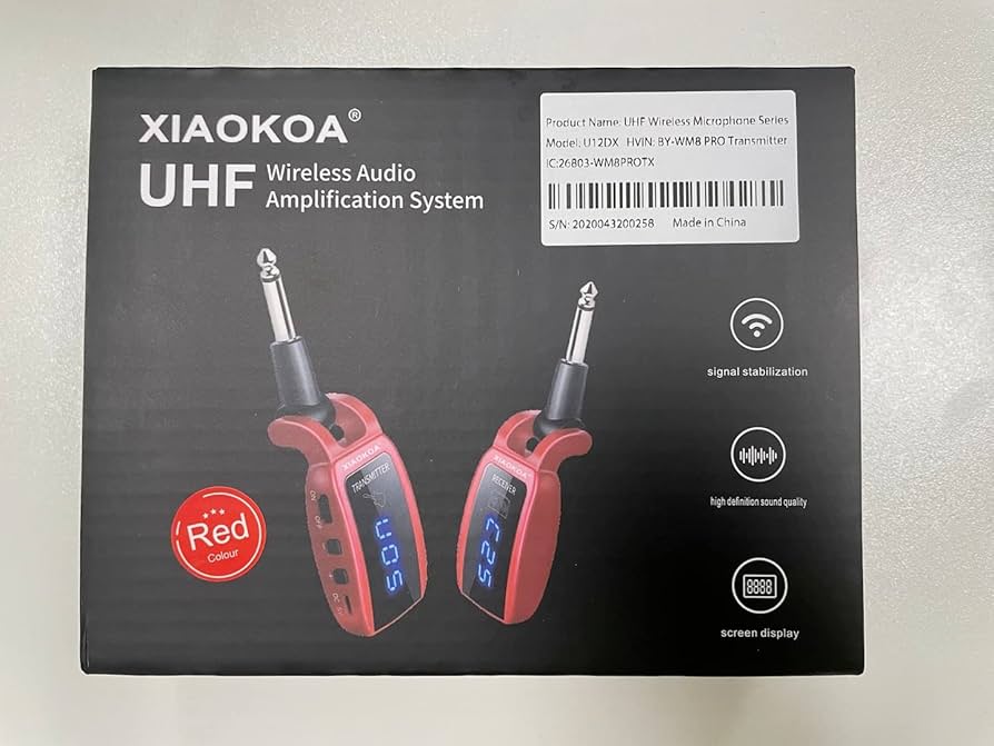 Amazon.com: XIAOKOA UHF Wireless Transmitter Receiver