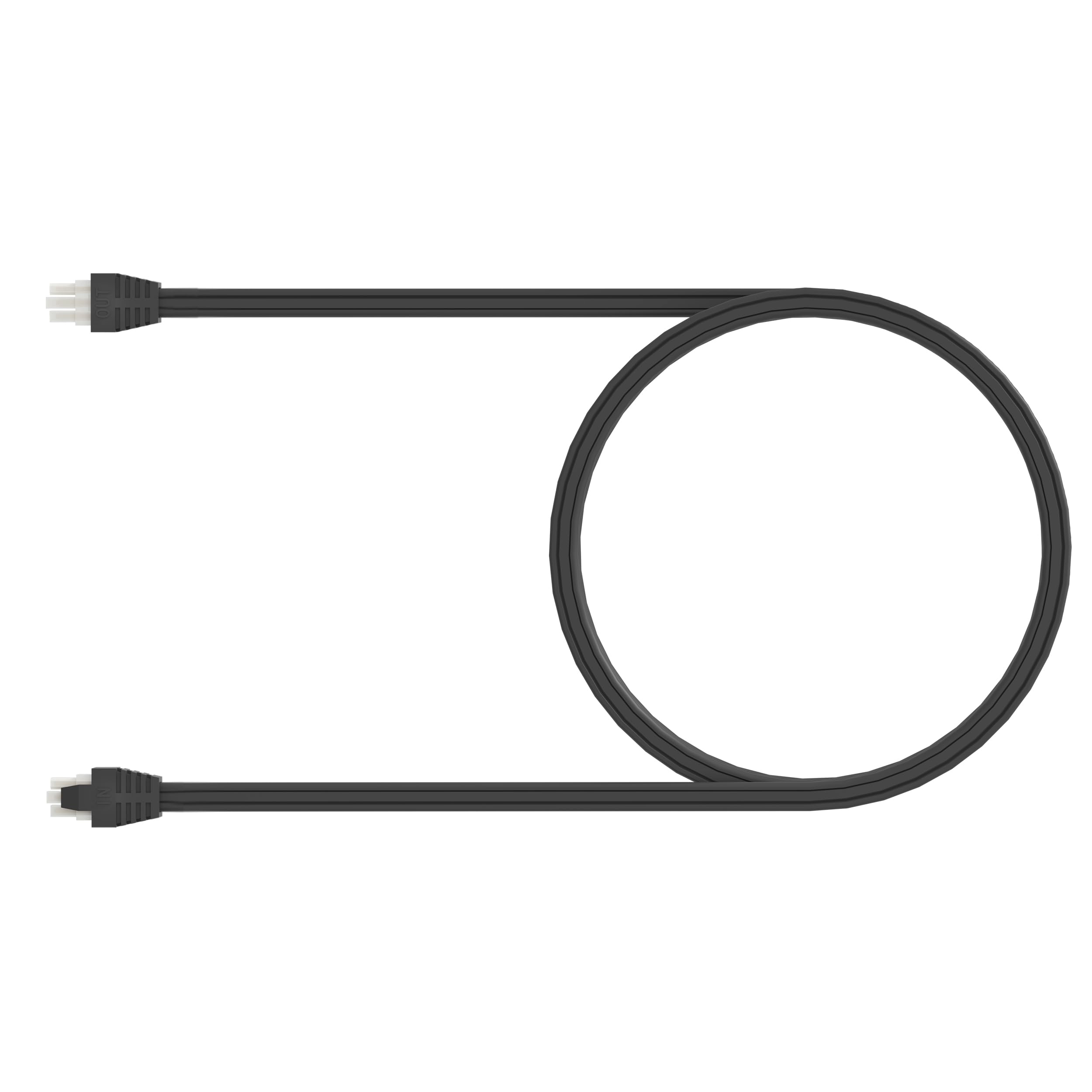 Lagom 12-Inch Linking Cable for Halo Series Under-Cabinet Light Fixtures, Black, LC0112BK — Amazon image 8