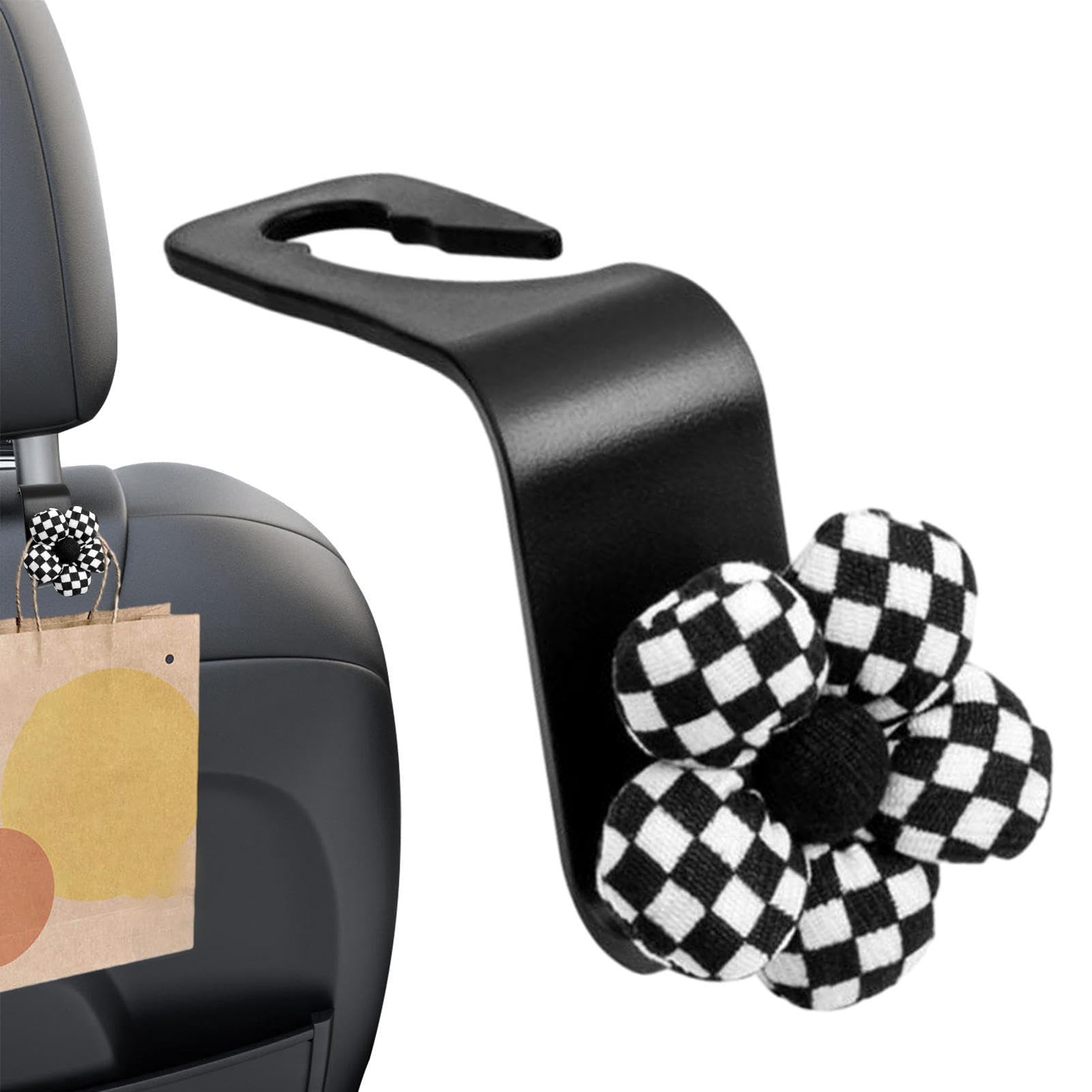 Ganci Poggiatesta Auto Con Strass - 2 Pezzi In Acciaio Inox | Per Bagagli E Accessori