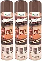 Lustra Móveis Poderoso Kelldrin, 3 Unidades de 300ml, Proteção e Brilho, Fragrância