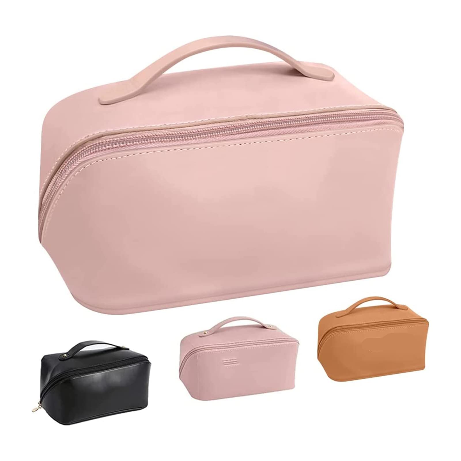 Amazon | 大容量トラベルメイクアップバッグ 女性用トイレタリーバッグ 