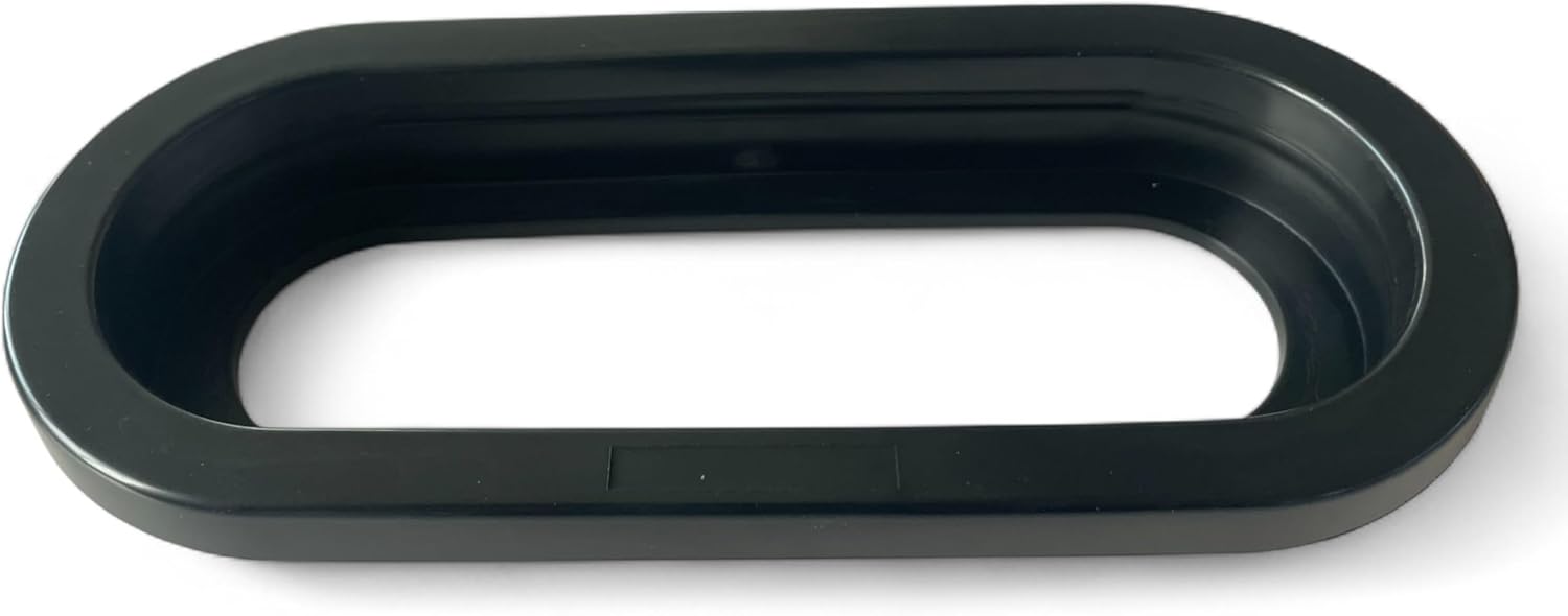 6" Inch Oval Rubber Grommet for Vehicle Lights Stop Turn Tail Light Covers Rings for Truck Trailer Kenworth Peterbilt 10pcs