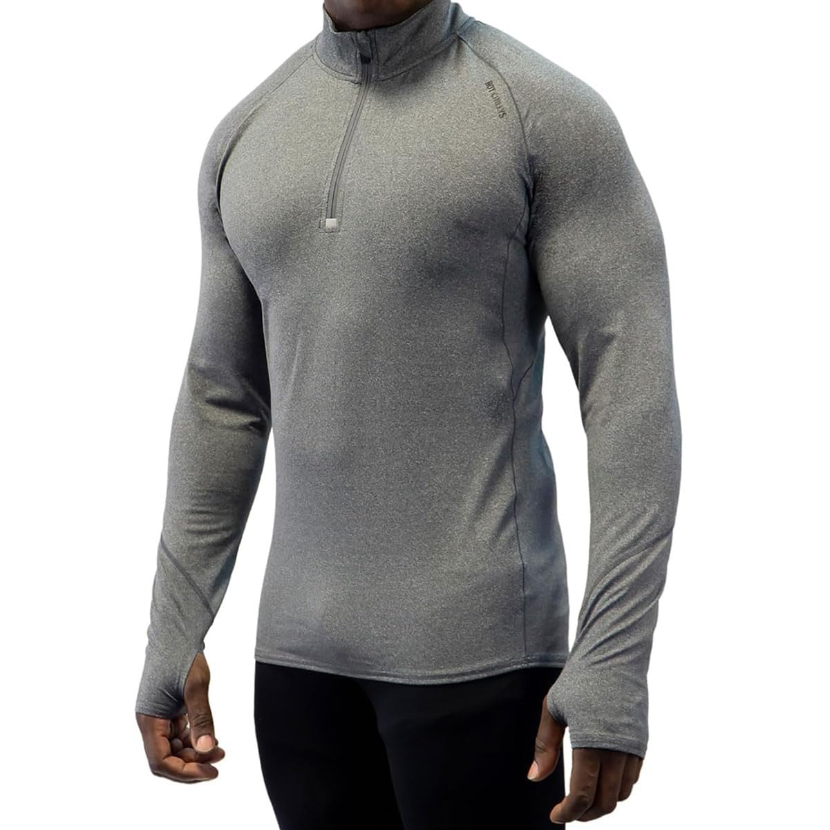 Hot Chillys Herren Men Micro-Elite Chamois Zone Zip-t Wanderhemd