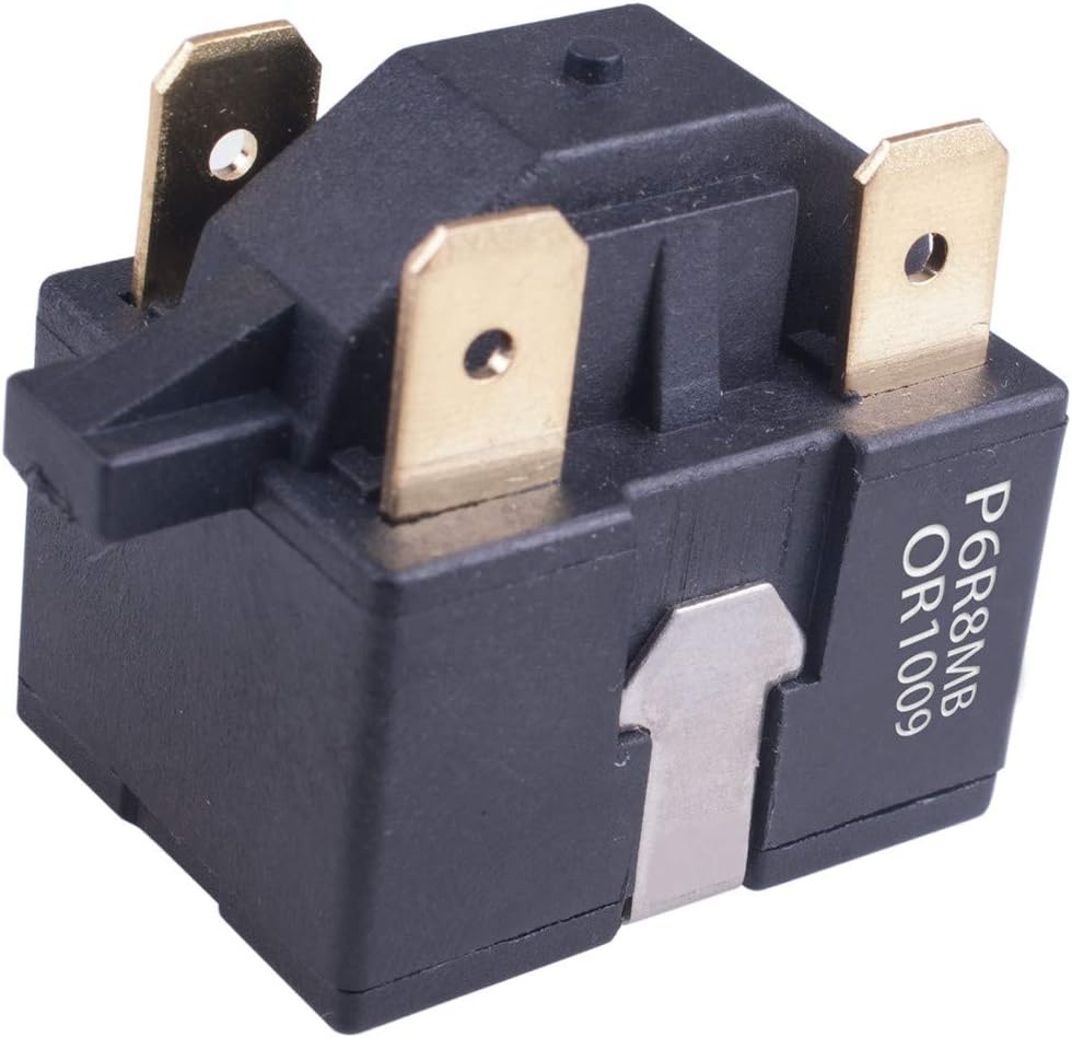 P6R8MB OR1009 PTC Starter Relay 3 Pin Refrigerator Start Relay Replacement for 6748C