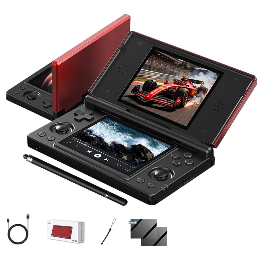 Amazon.co.jp: Whatsko RG DS Anbernic 折畳り式ハンドヘルドゲーム