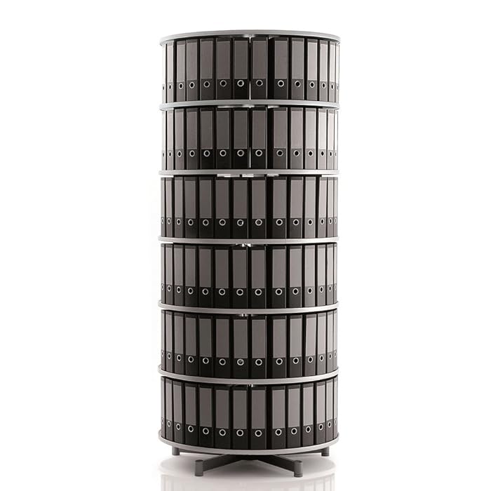 Buy Deluxe Binder & File Carousel Six Tier Shelving Unit Online at