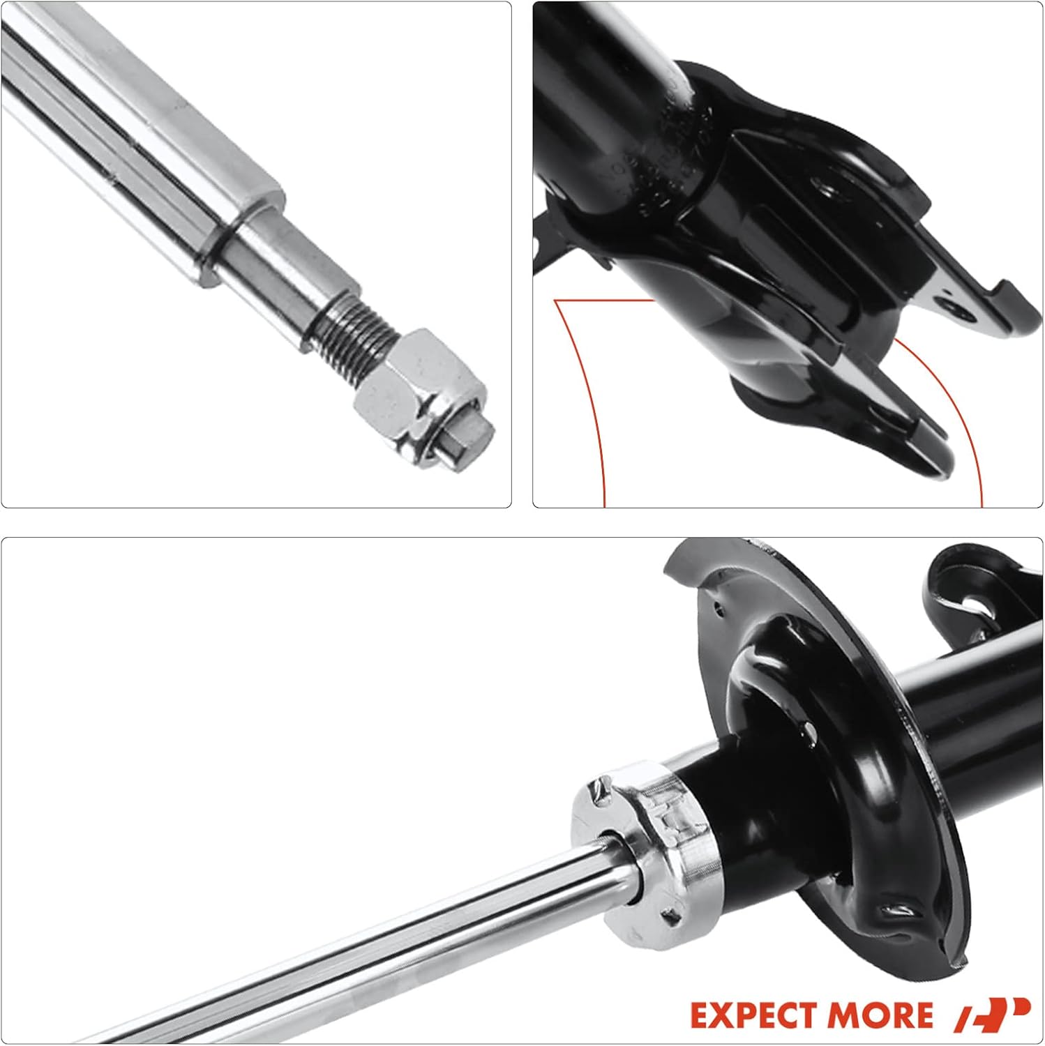 A-Premium Front Shock Absorber Strut Assembly Compatible with Hyundai Santa Fe 2010-2012 & Kia Sorento 2011-2013, 2-PC Set