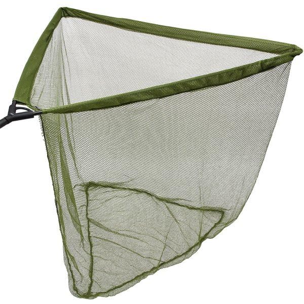 Lot de 2 épuisettes en carbone pour pêche à la carpe - 1,80 m - 107 x 107 cm