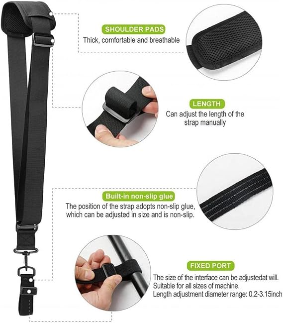 1 Piece Trimmer Strap Shoulder Strap Easy Release Brush Cutter Harness Compatible String Trimmer 5cm