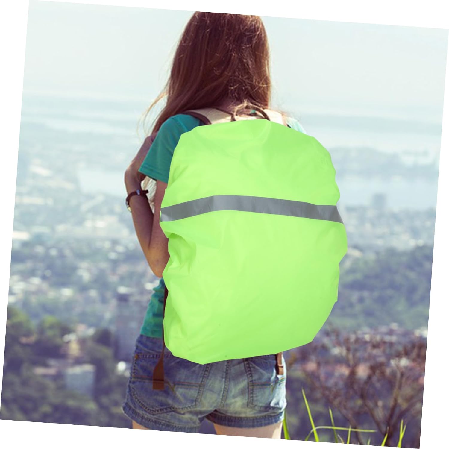 BESPORTBLE Back Rain Cover Waterproof School Bag Covers Outdoor Hiking Bag Rain Covers Reflective Back Covers Rear