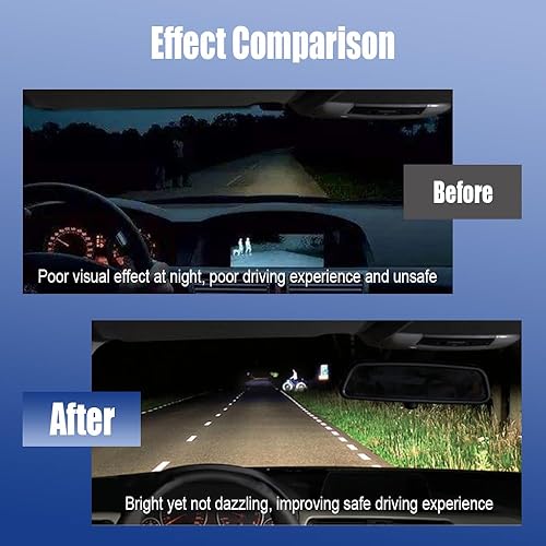 Miniatura 6 de HAOBO 2 bombillas halógenas 9005 HB3 de alto rendimiento, bombilla halógena de alto rendimiento, bombilla de repuesto de luz baja y niebla,