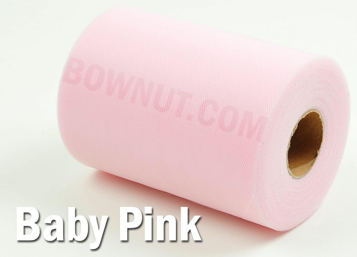 6"x100y(300') TULLE Spool - Roll Tutu Wedding Gift Bow Craft (15.2cmx91.4m)