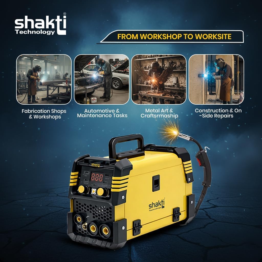 Shakti 200A 3-in-1 Welding Machine - Gasless & Portable -9 Shakti 200A 3-in-1 Welding Machine - Gasless & Portable -9