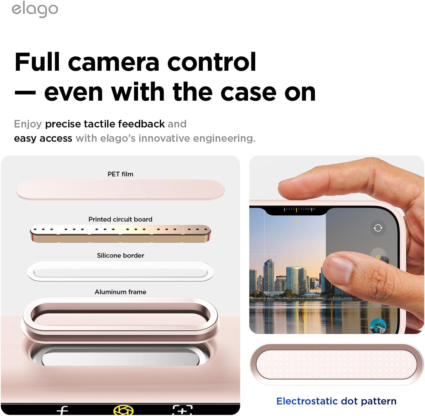 elago for iPhone 17 Pro Case, Premium Magnetic Silicone Case, Compatible with MagSafe, Liquid Silicone Material, Protective Cover, Shockproof, Slim Phone, 6.3 inch (Lovely Pink) - Image 3