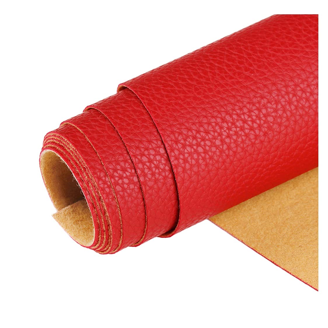 Skóra PU materiał sofa krzesła tworzywo sztuczne materiał sztuczna skóra materiał do mebli pokrycie DIY rękodzieło skóra materiał winyl chusta skórzana (kolor: czerwony, wymiary: 1,38 x 8 m)