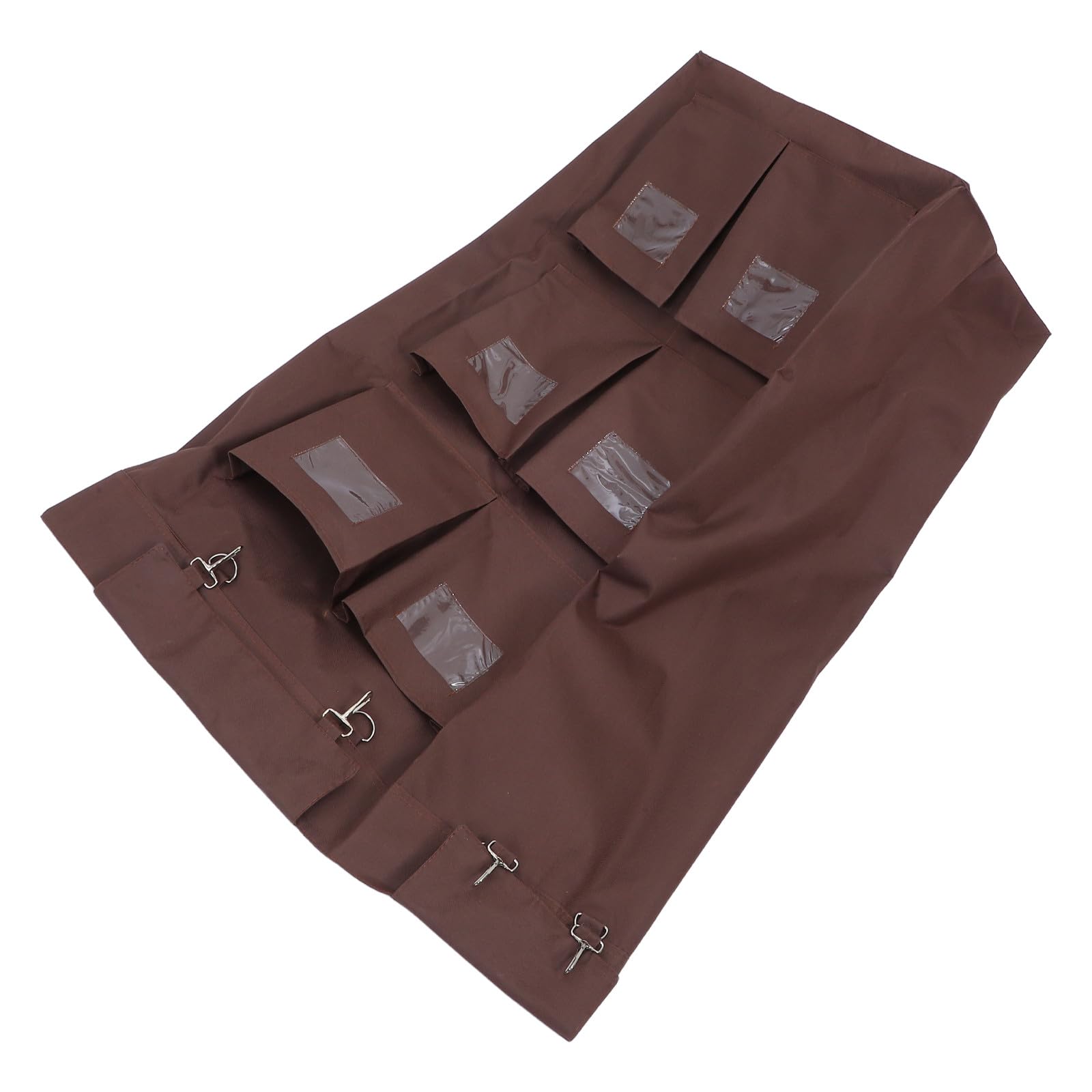 OUNONA Bolsa para Carrito de Limpieza con 6 Bolsillos, Alta Capacidad, Organizador de Bolsas de Basura para Carrito de Limpieza Comercial, Repuesto para Hotel
