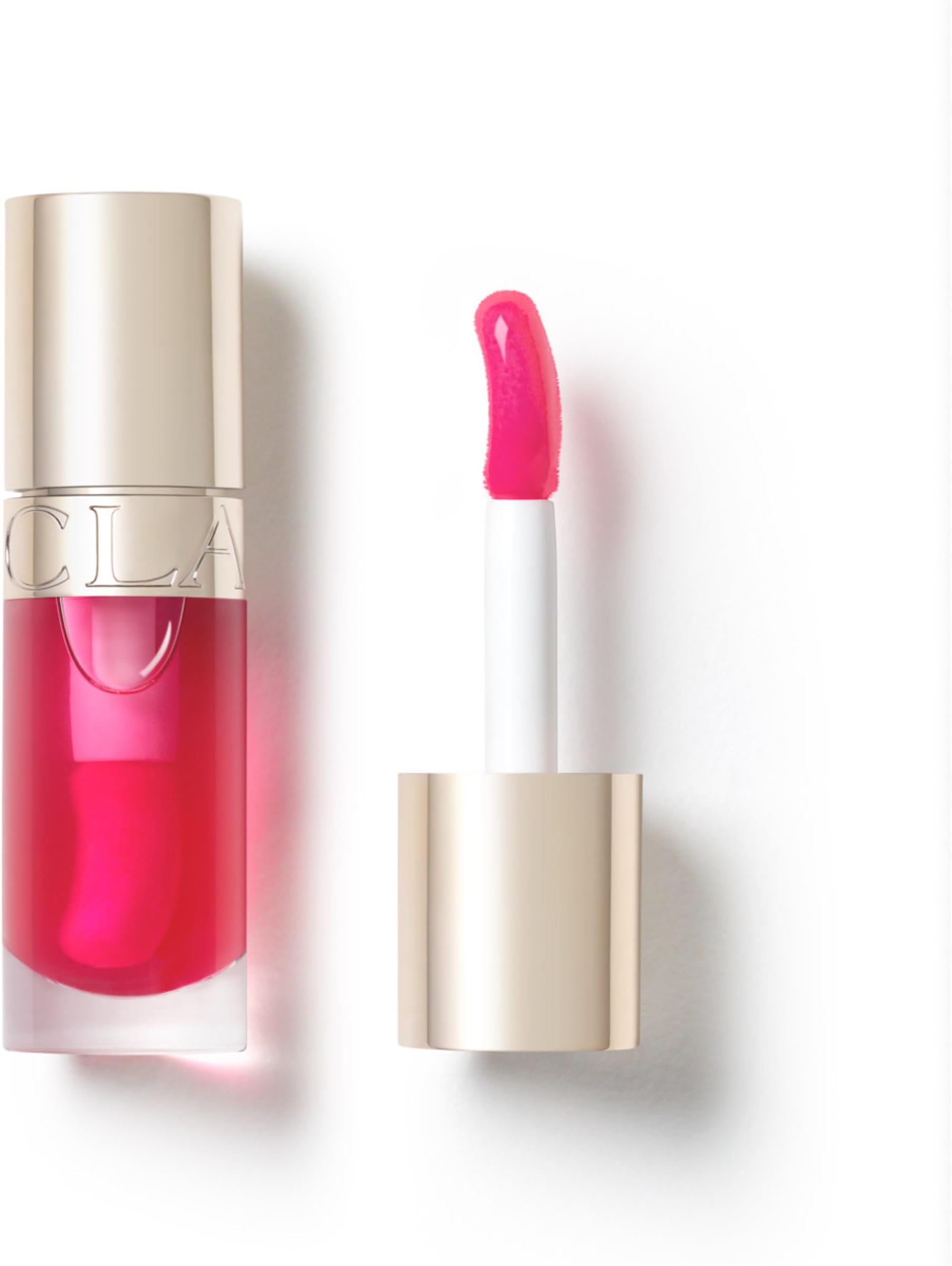 Clarins Lip Comfort Oil | Hydrating, Nourishing and Moisturizing Lip Oil | Sheer, High Shine Finish | Soothes, Comforts and Protects Lips | Visibly Plumps | 93% Natural Ingredients | 0.2 Ounces