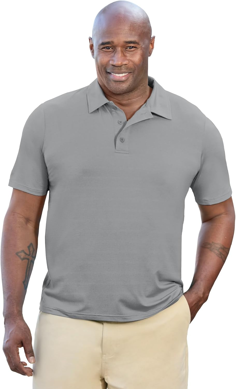 KingSize Men's Big & Tall Tall Vented Golf Polo
