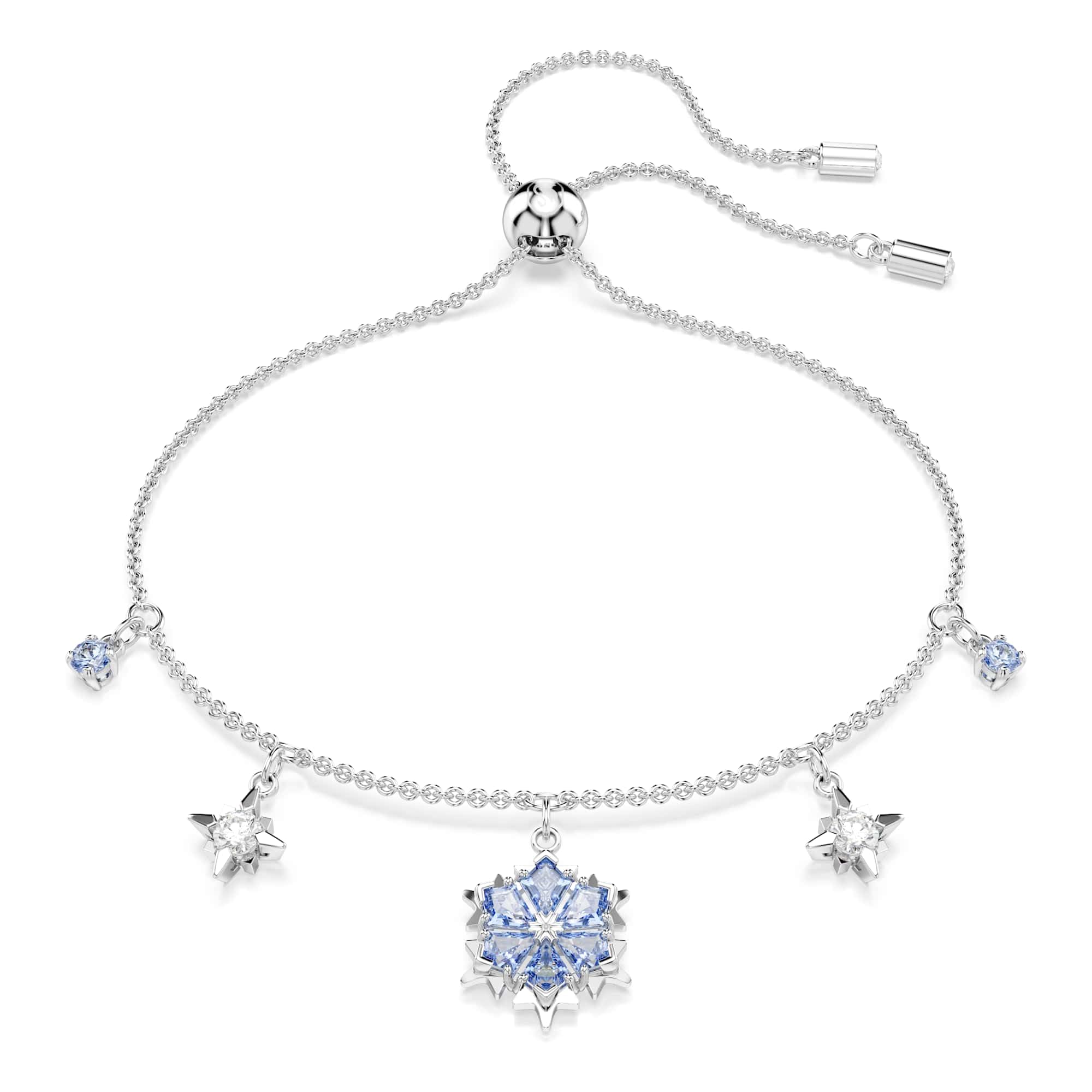 Swarovski Magic Evolution Kolekcja bransoletka, niebieski, pokryty rodem