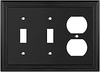 Vista 10 de Sunken Pearls - placa decorativa de pared, placa decorativa de pared, tapa de salida de la placa del interruptor, aleación de zinc sólida y duradera