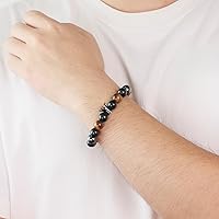 Vista 67 de Sereney Christmas Gifts for Him Son Boys Bonus Dad Father Men Boyfriend Grandson Friend as Triple Protection ID Bracelets Birthday Gifts for 9 10 11