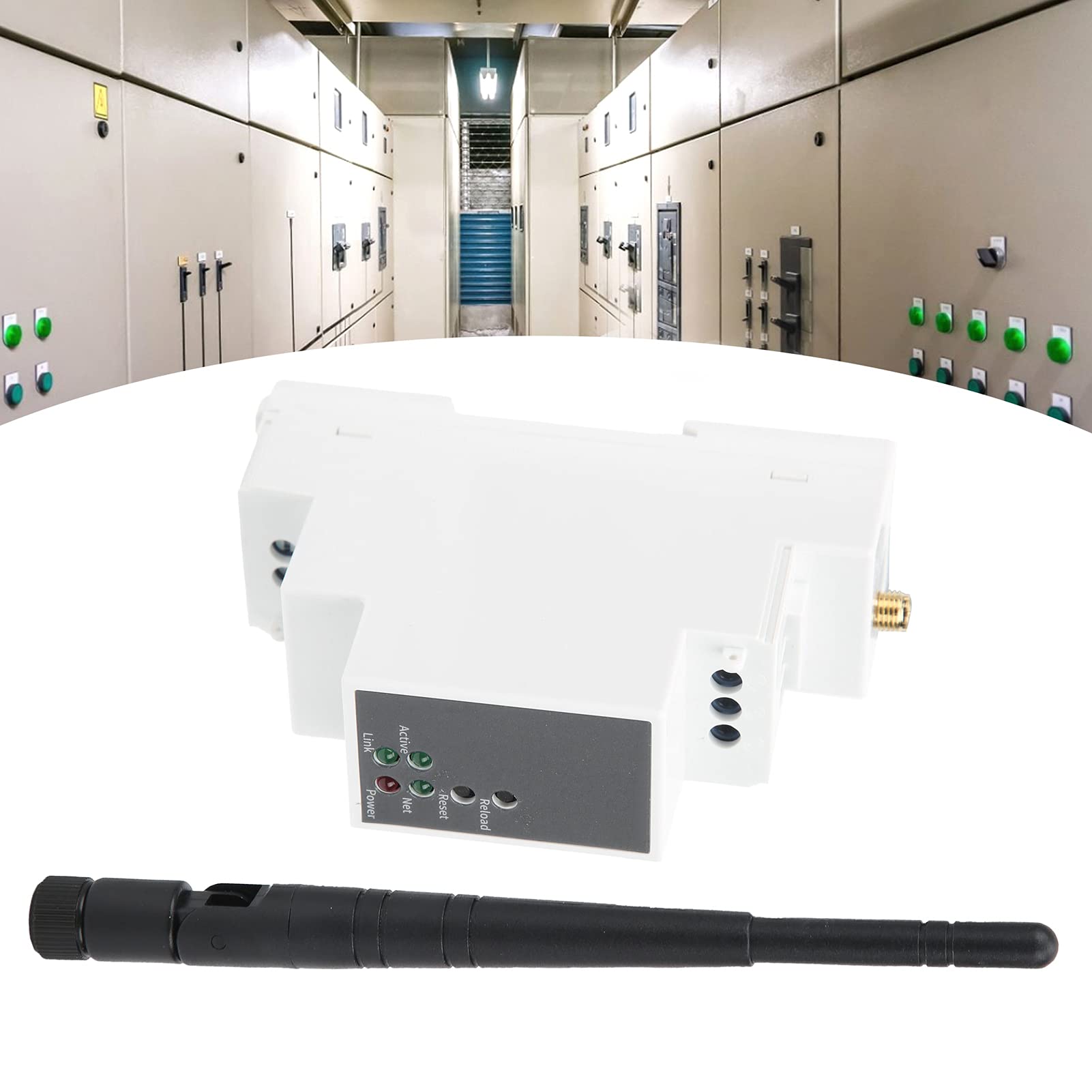 Servidor Serie WiFi RS485 Módulo Ethernet Montaje en Riel 100-240VAC Modbus