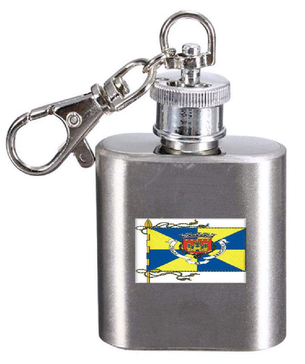 Flasque porte-clés Portugal Braganca cadeau original pour homme