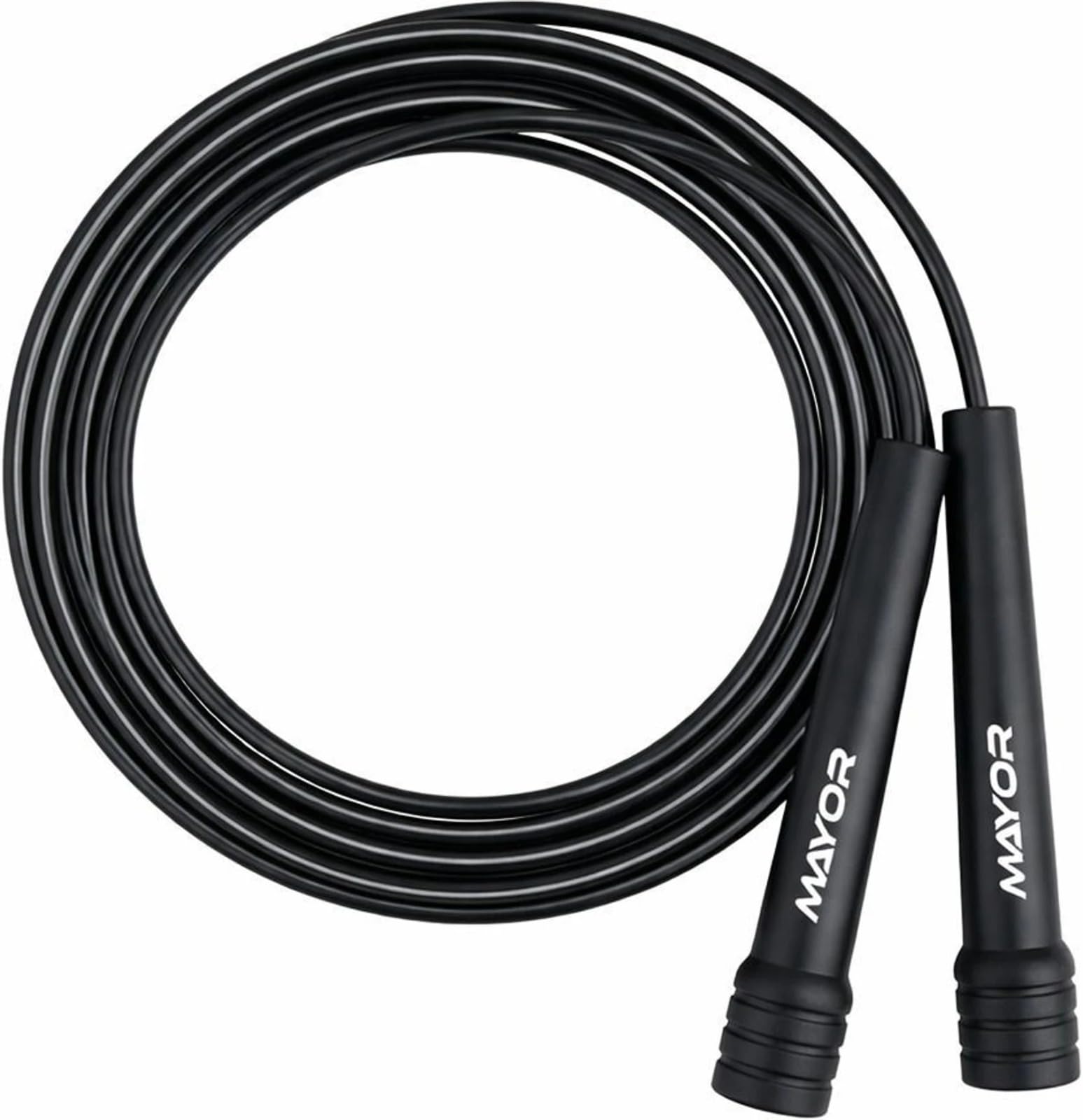 MAYOR Fitness Adjustable Skipping Rope Tangle Free Jumping Rope For Men Women & Kids Freestyle Skipping Rope (Black)-image-20