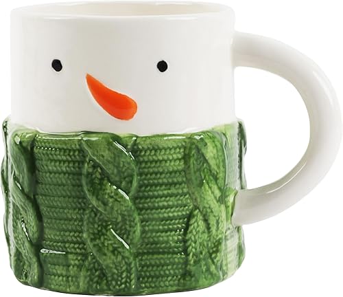 Tazas de Navidad Tazas de invierno para vacaciones (suéter verde)