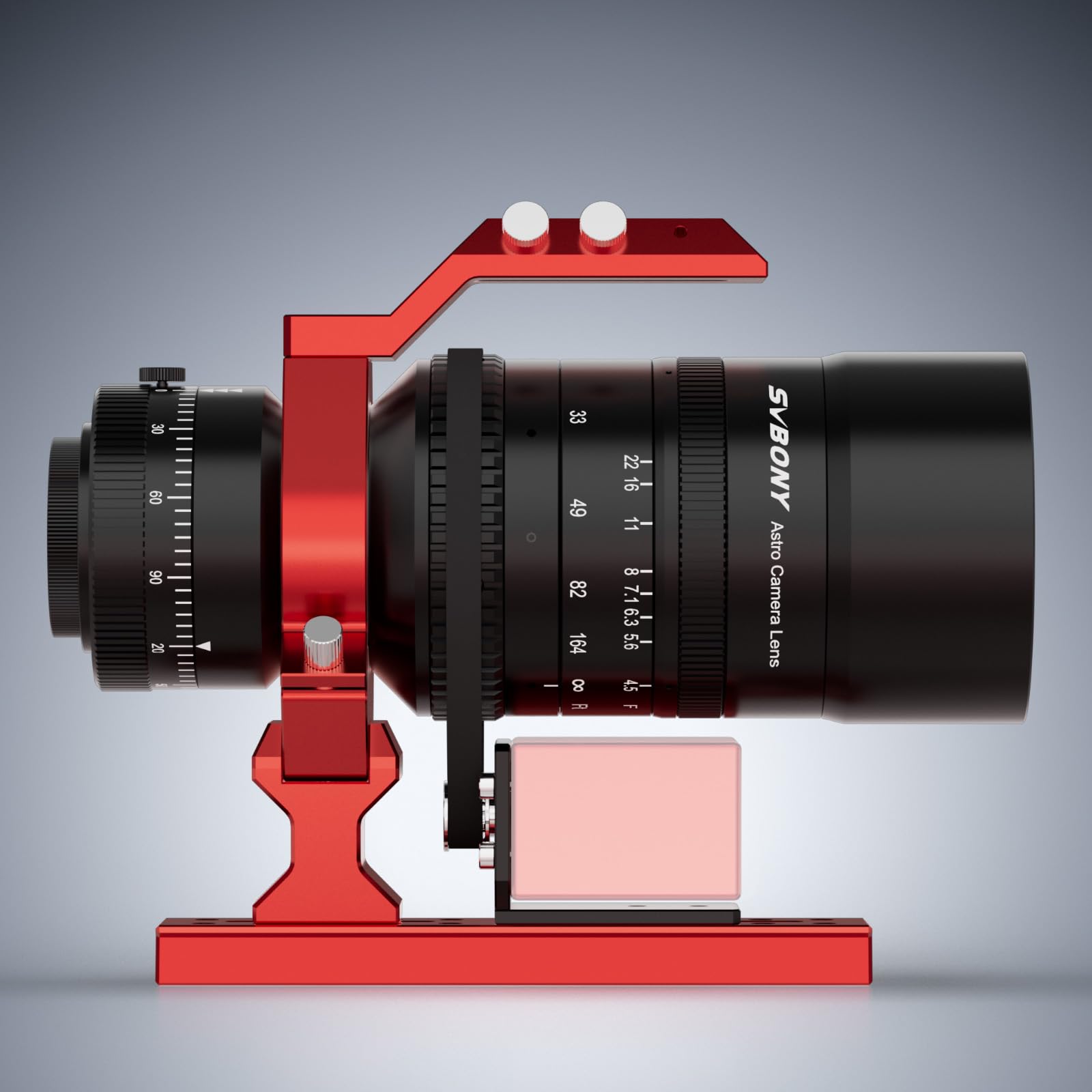 Svbony SV555 APO Telescopio Astrofotográfico de 54mm, Objetivo para Cámara Astronómica de Fotograma Completo f/4,5, Apertura Ajustable, para Astrofotografía de Cielo Profundo con Kit de Montura EAF