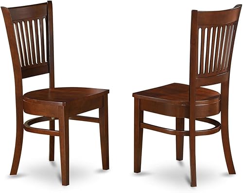 Miniatura 3 de East West Furniture DLVA3-ESP-W - Juego de comedor de 3 piezas para espacios pequeños que contiene una mesa de comedor redonda con hoja abatible y 2
