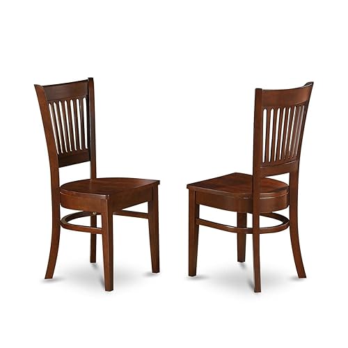 East West Furniture VAC-ESP-W Vancouver Kitchen Dining Chairs - Slat