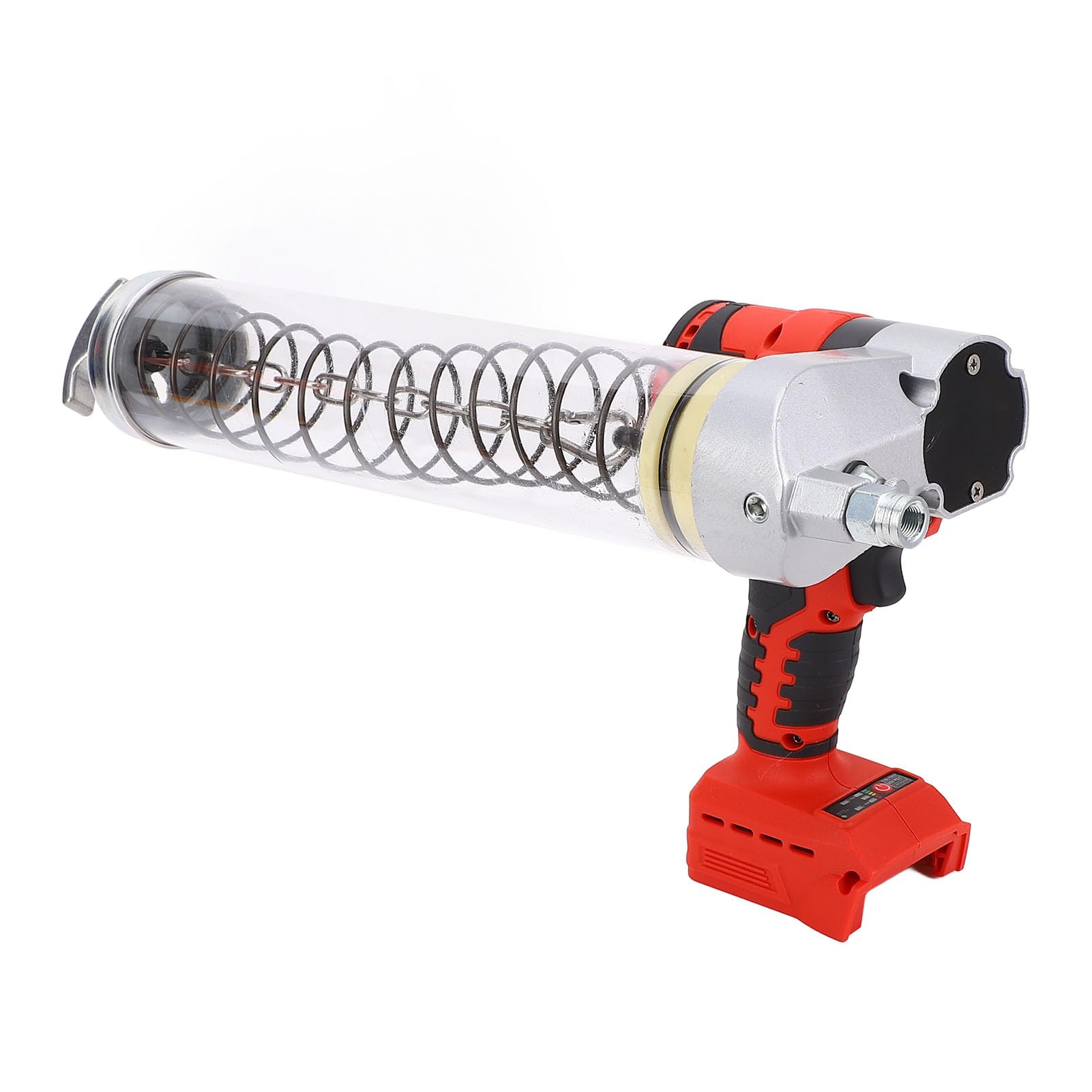 Yctze Power Grease - Grasa Inalámbrica de Iones de Litio de 12000 PSI con Motor sin Escobillas, Lubricación Eficiente Liviana y Portátil, Incluye Tubos Flexibles y Duros, Luz LED