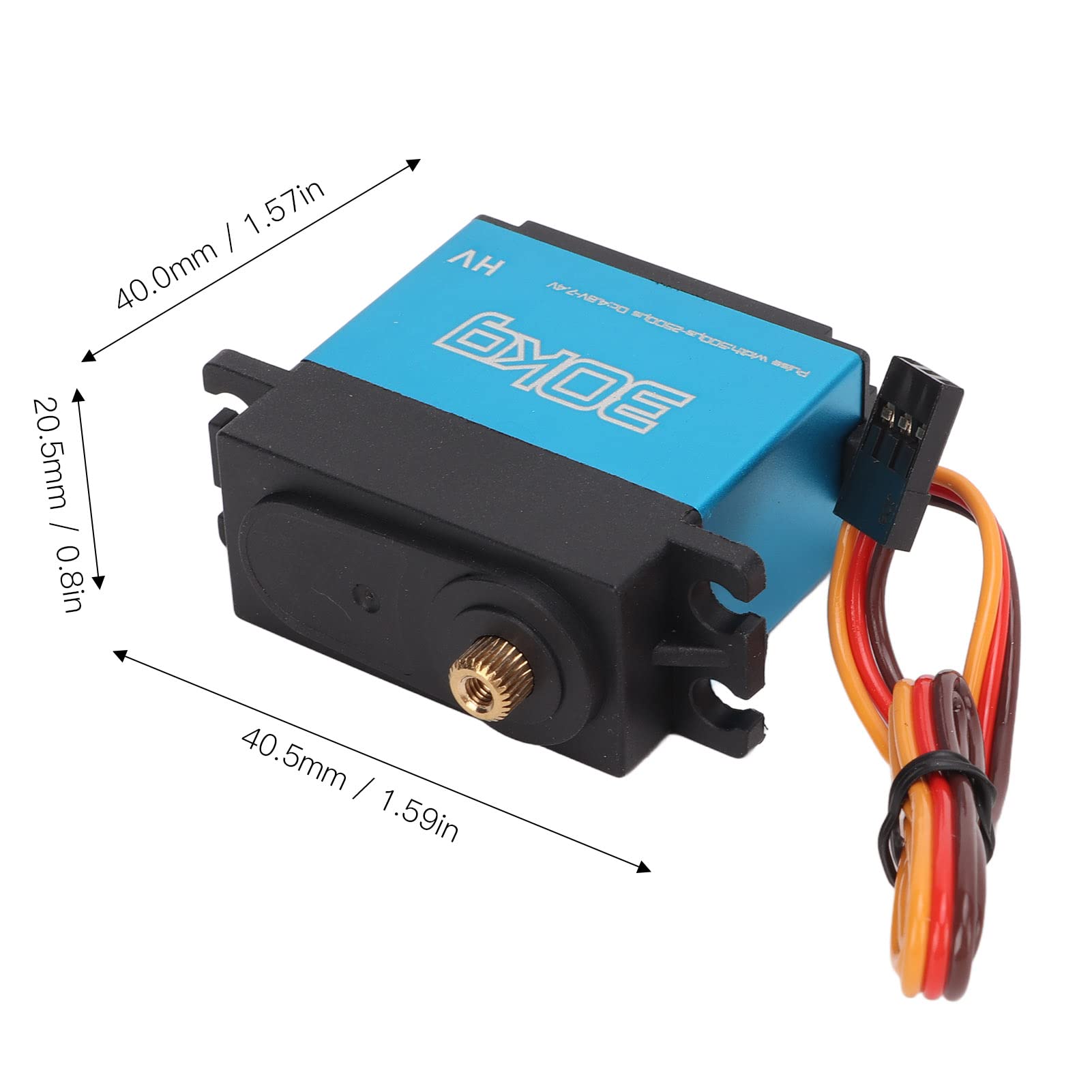 4Pcs 30kg Digital RC Servo with Metal Gear for 1/10 Remote Control Car